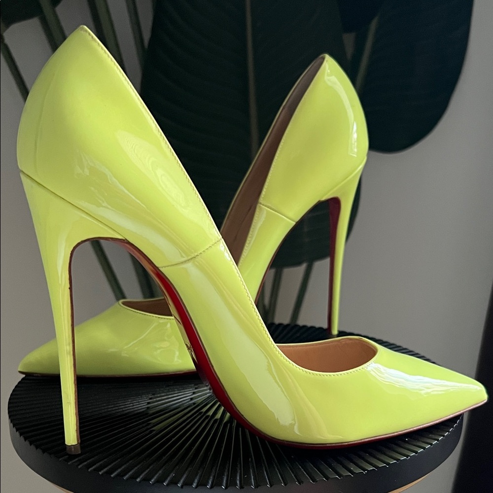 Neon Green Christian Louboutin So Kate’s